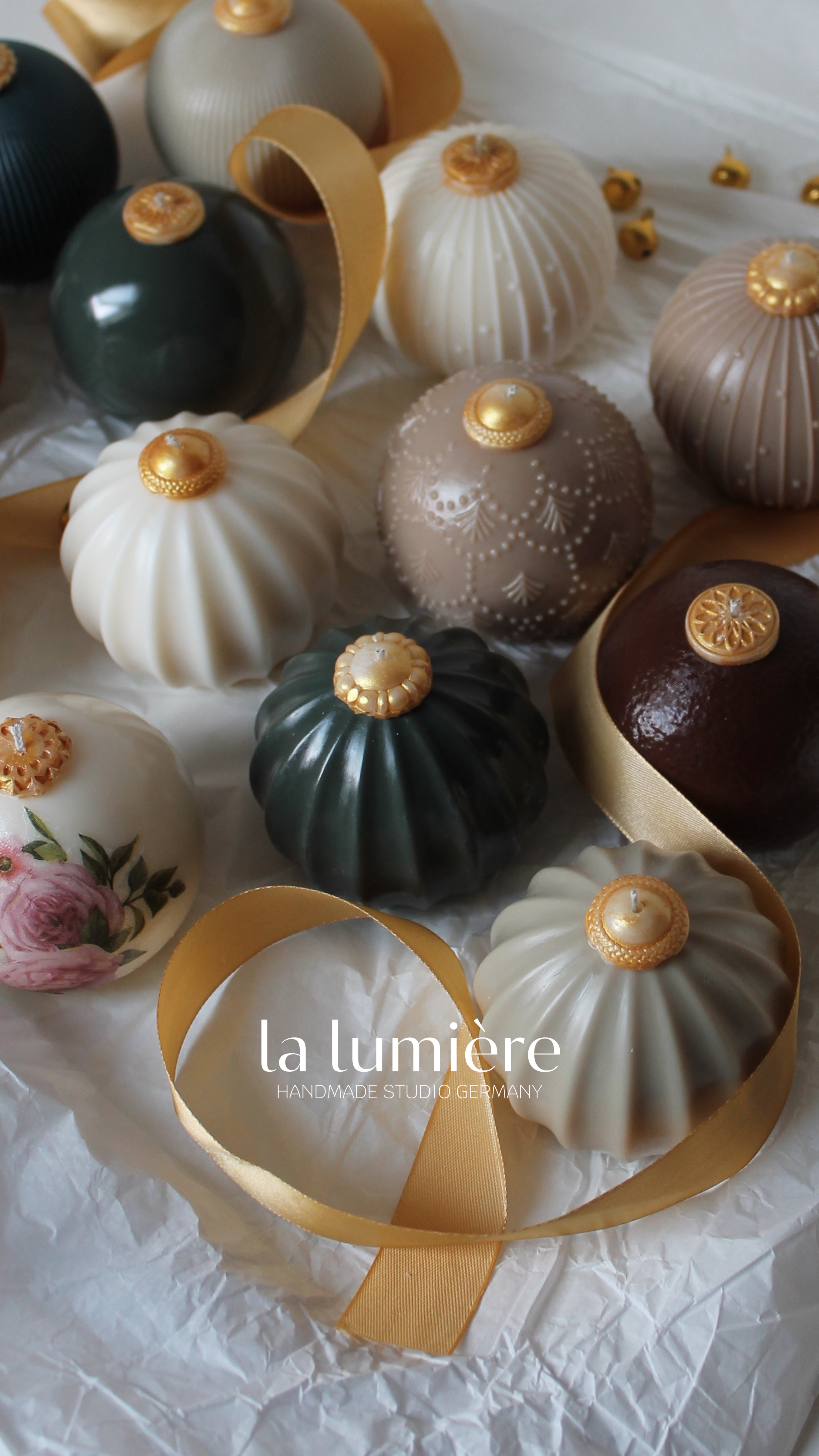 Elegante Weihnachtskugel - Pearl