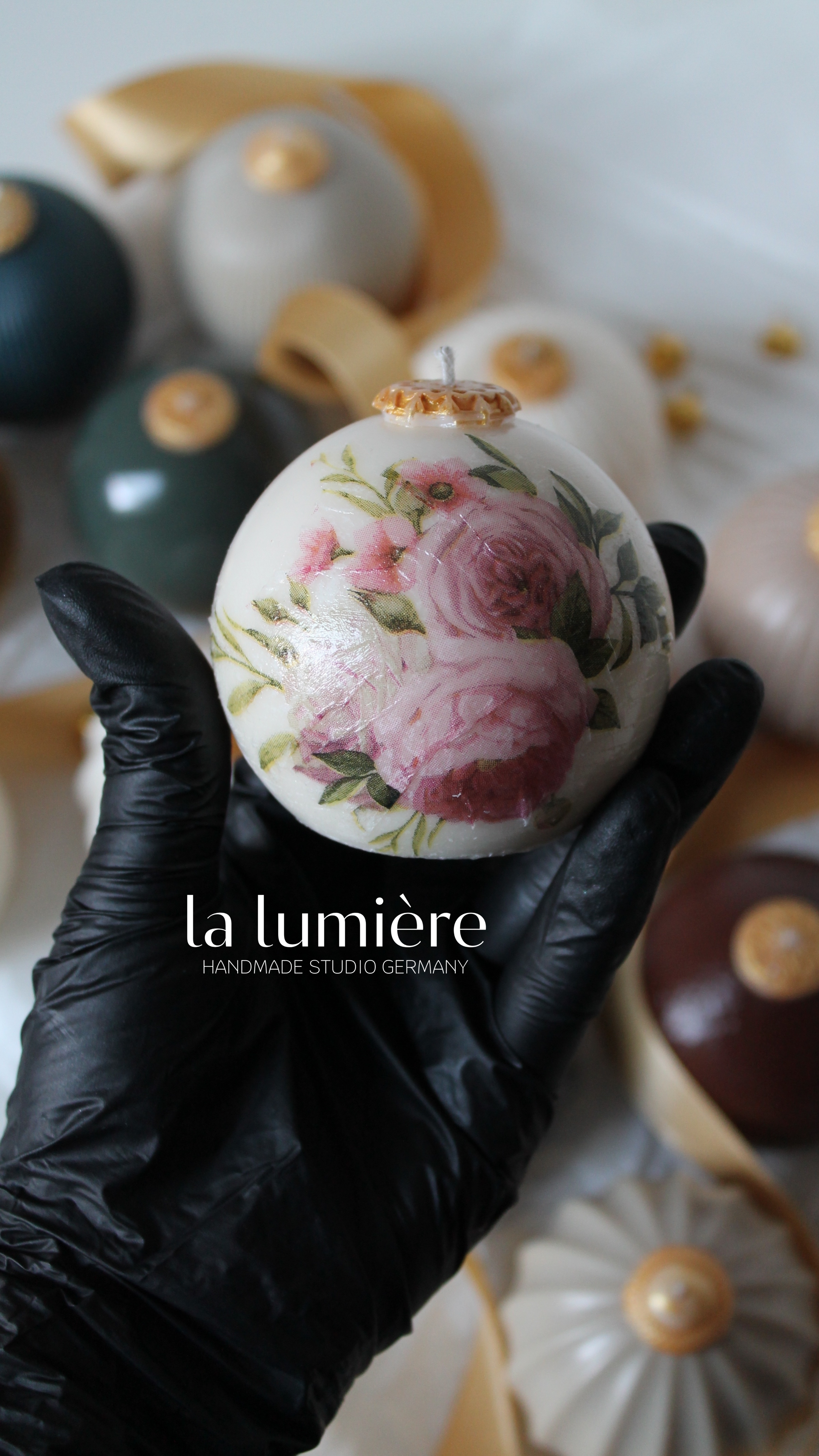 Elegante Weihnachtskugel - Vintage