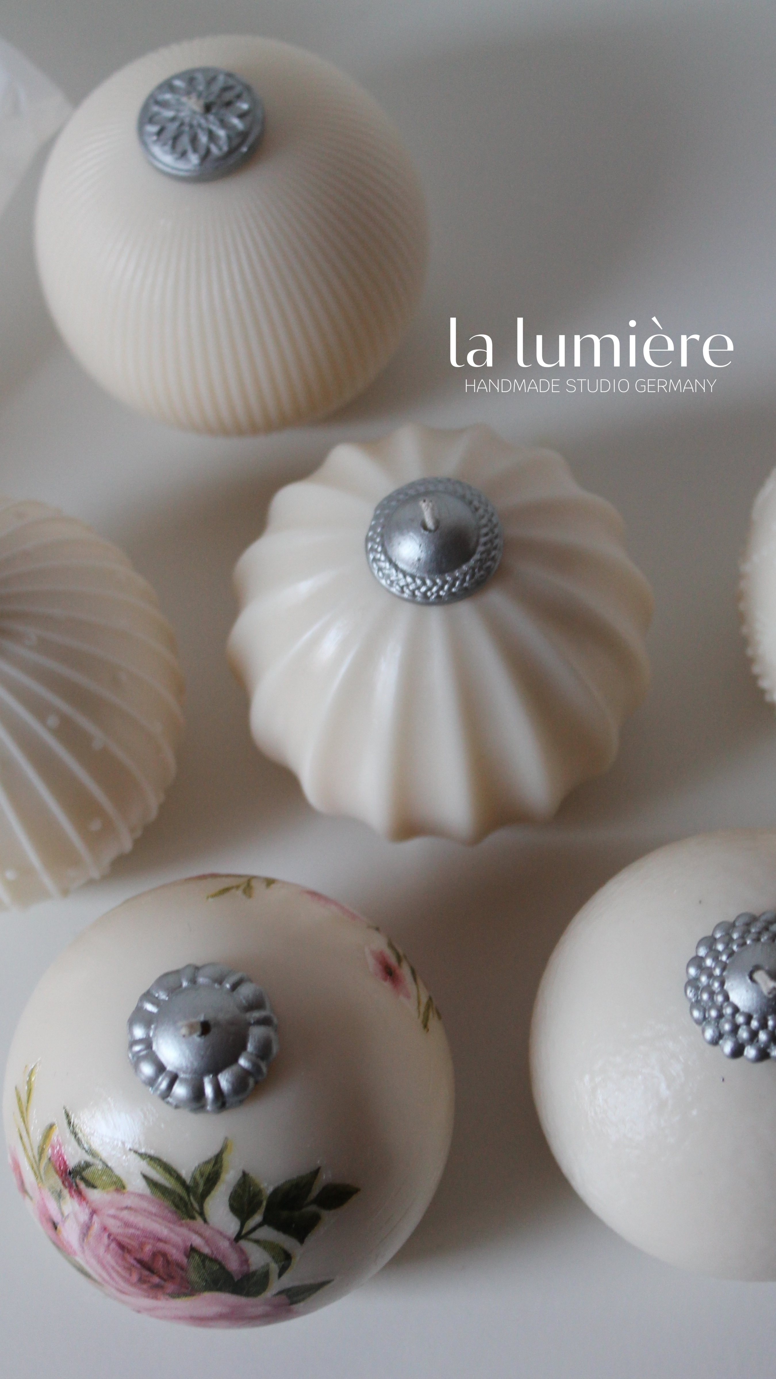 3er Set Harmony - Elegante Weihnachtskugel