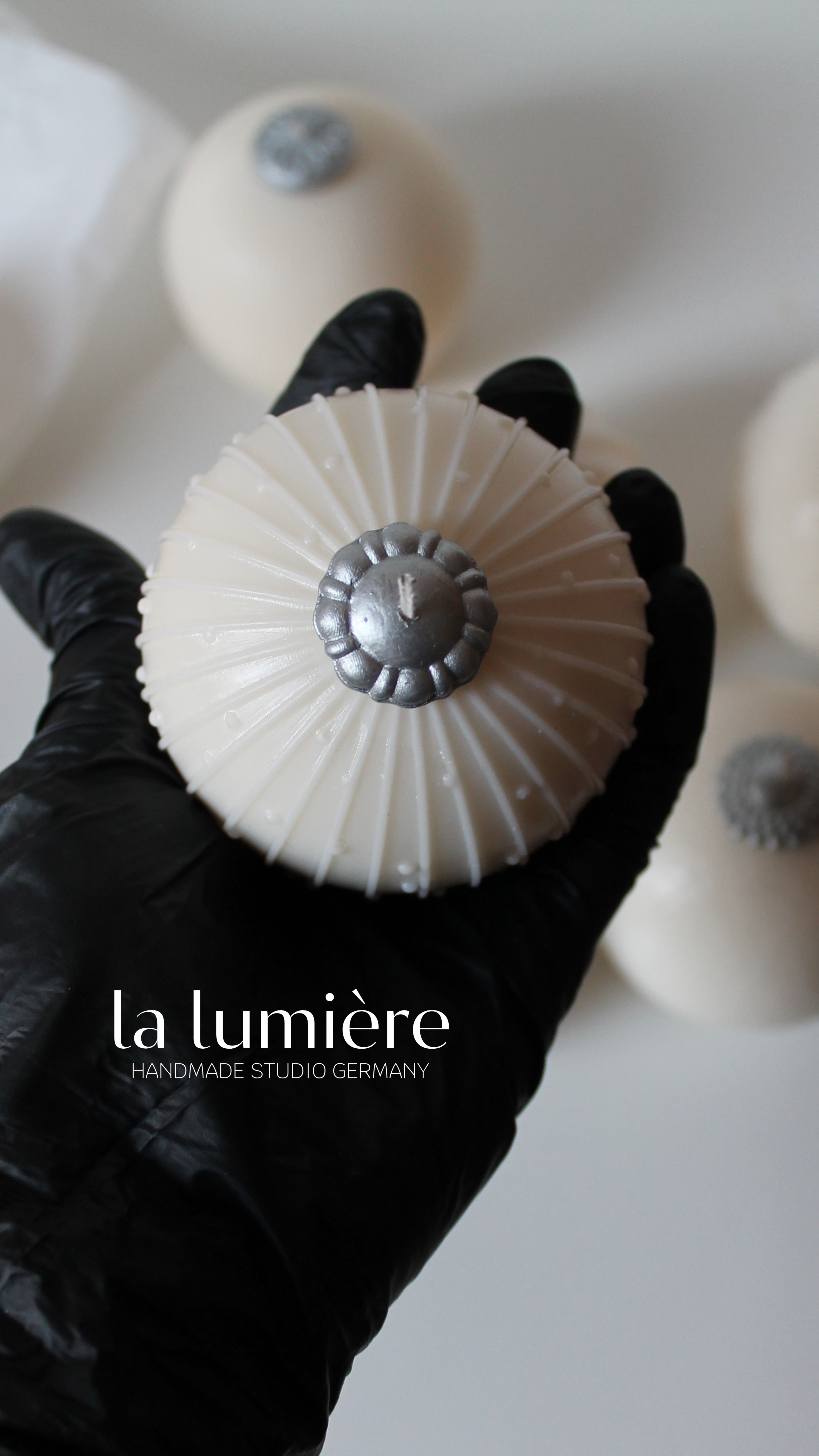 Elegante Weihnachtskugel - Pearl